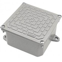 Caixa de Passagem 10X10 Alumínio C/ Tampa Vedação ... - MAQPART