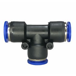 Conexão Pneumatica União Tee Fluir 10mm plastica E... - MAQPART