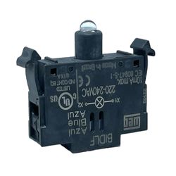 Bloco de Iluminação Led Azul 220V Botão Weg CSW-BI... - MAQPART