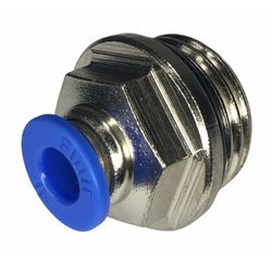 Conexão Pneumatica Reta Fluir Tubo 06mm x Rosca 1/... - MAQPART