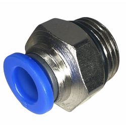 Conexão Pneumatica Reta Fluir Tubo 08mm x Rosca 3/... - MAQPART