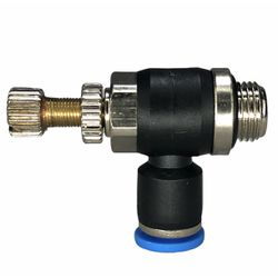 Conexão Pneumatica Cotovelo C/ Controle De Fluxo F... - MAQPART