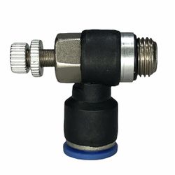 Conexão Pneumatica Cotovelo C/ Controle De Fluxo F... - MAQPART