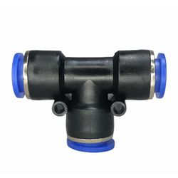 Conexão Pneumatica União Tee Fluir 12mm plastica E... - MAQPART
