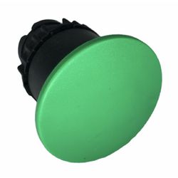 Frontal Botão Soco Weg 22mm Cogumelo Verde S/ Flan... - MAQPART