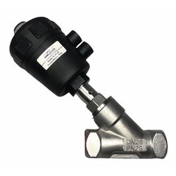 Valvula Pneumatica Angular Inox 1 G 2 vias 2 posiç... - MAQPART