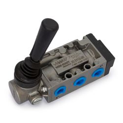 Valvula Pneumática Alavanca Trava 1/4BSP 5V 2Pos W... - MAQPART