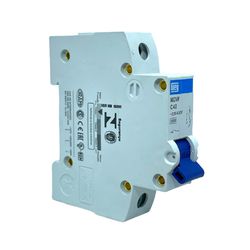 Disjuntor Unipolar Weg Din 40a 3ka Curva C MDW-C40 - MAQPART