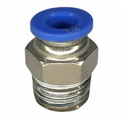 Conexão Pneumatica Reta Fluir Tubo 1/4