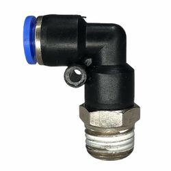 Conexão Pneumatica Cotovelo Fluir Tubo 1/4