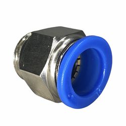 Conexão Pneumatica Reta Fluir Tubo 16mm x Rosca 1/... - MAQPART