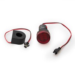 Voltímetro Amperímetro Digital 22mm 50/265Vca Verm... - MAQPART