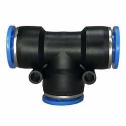 Conexão Pneumatica União Tee Fluir 16mm plastica E... - MAQPART