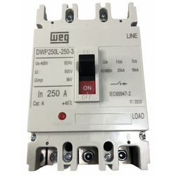 Disjuntor Caixa Moldada 250A Weg DWP250L-250-3 (20... - MAQPART