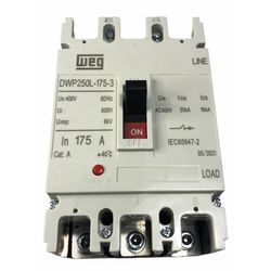 Disjuntor Caixa Moldada 175a Weg Dwp250l-175-3 20k - MAQPART