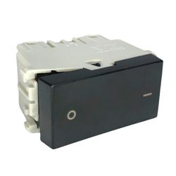Modulo Interruptor Bipolar Simples Refinatto Preto... - MAQPART