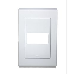 Placa 4x2 1 Posição Refinatto Weg Style Branca C/ ... - MAQPART