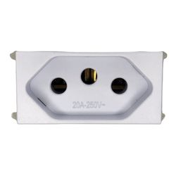 Modulo Tomada 2P+T Refinatto Weg 127/220V 20A Bran... - MAQPART