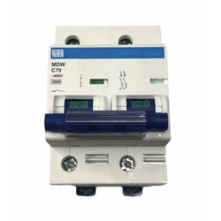 Disjuntor Bipolar Weg Din 70A Curva C 3KA MDW-C70- - MAQPART