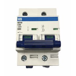 Disjuntor Bipolar Weg Din 80A Curva C 3KA MDW-C80- - MAQPART