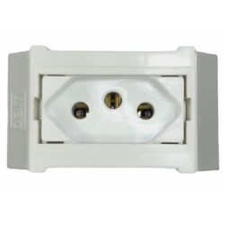 Módulo Tomada P/ Trilho Din Weg 20a 2p+t Branco - MAQPART