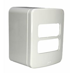 Caixa + Placa Sobrepor Weg Compose Para 2 Postos 1... - MAQPART