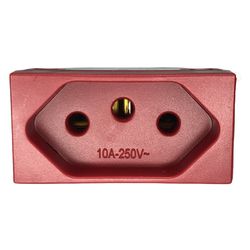 Modulo Tomada 2P+T Refinatto Weg 127/220V 10A Verm... - MAQPART