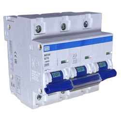 Disjuntor Tripolar Weg Din 70A Curva B 3KA MDW-B70... - MAQPART