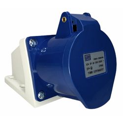 Tomada Sobrepor Industrial 2p+t 32a 6horas 200-250... - MAQPART