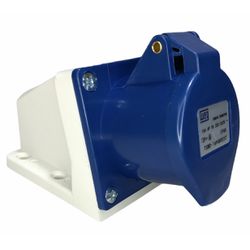 Tomada Sobrepor 3p+t 16a 9horas 200-250v Azul Stan... - MAQPART