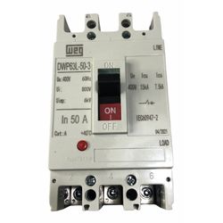 Disjuntor Caixa Moldada 50A Weg DWP63L-50-3 (15KA ... - MAQPART
