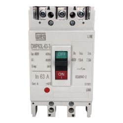 Disjuntor Caixa Moldada 63A Weg DWP63L-63-3 (15KA ... - MAQPART