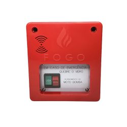 Acionador De Bomba Incendio Segurimax Botão Liga/D... - MAQPART