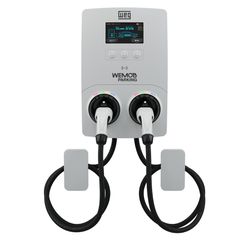 Estação Recarga Carros Elétricos 2x22kw 2 Cabos C/... - MAQPART