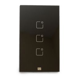 Interruptor Inteligente Touch Wi-Fi 3 botões Led B... - MAQPART