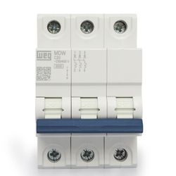 Disjuntor Tripolar Curva C 20A 3kA Weg 400V MDWP-C... - MAQPART