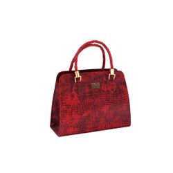 BOLSA FEMININA ESTILO PASTA VERMELHA-VINLENE - BFE... - VINLENE