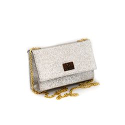 BOLSA PEQUENA ESTILO BALADA PRATA-VINLENE - BPEBPV... - VINLENE