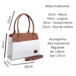 BOLSA LUXO FEMININA ESTILO PASTA -VINLENE - BLFEPV... - VINLENE