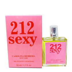 Perfume 212 Sexy Carolina Herrera 50ml - VINTAOCOSMETICOS