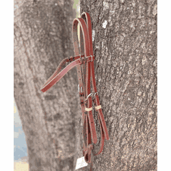 Cabeçada com Testeira de Couro Simples - 5236 - VIP WESTERN