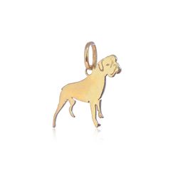 Pingente de Cachorro em Ouro 18k - P-086 - VIU GOLD