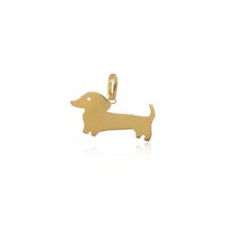 Pingente de Cachorro em Ouro 18k - P-085 - VIU GOLD