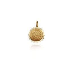 Pingente de Santa Rita em Ouro 18k - P-089 - VIU GOLD