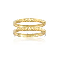 Aparador trabalhado em ouro 18k amarelo - AP-036 - VIU GOLD