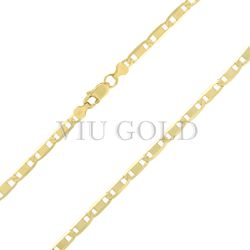 Corrente Piastrine de 60cm em ouro 18k amarelo - CR-011 - VIU GOLD