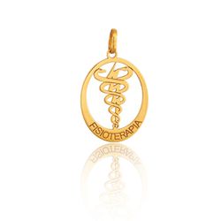 Pingente em Ouro 18K de Formatura Fisioterapia - PF-013 - VIU GOLD