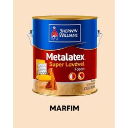 TINTA SUPER LAVÁVEL METALATEX - MARFIM - V010... - VIVA COR TINTAS