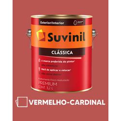 Tinta Clássica Suvinil - Vermelho-cardinal - ... - VIVA COR TINTAS