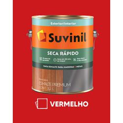 Esmalte Seca Rápido Brilhante Suvinil - Verme... - VIVA COR TINTAS